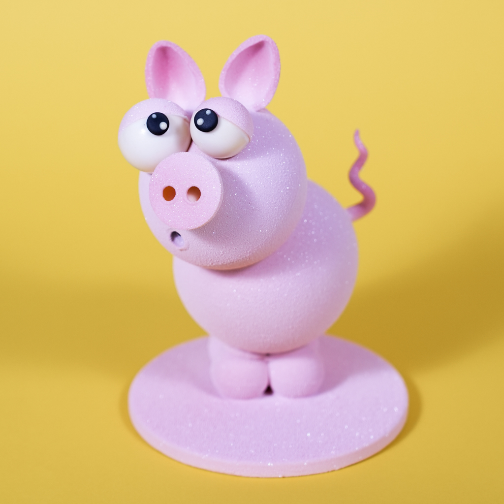 Love-struck piglet